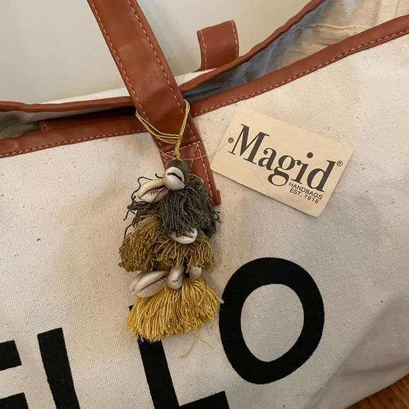 Large canvas tote bag -NEW with tag 20” long, 11” deep, 7” wide - Picture 5 of 10